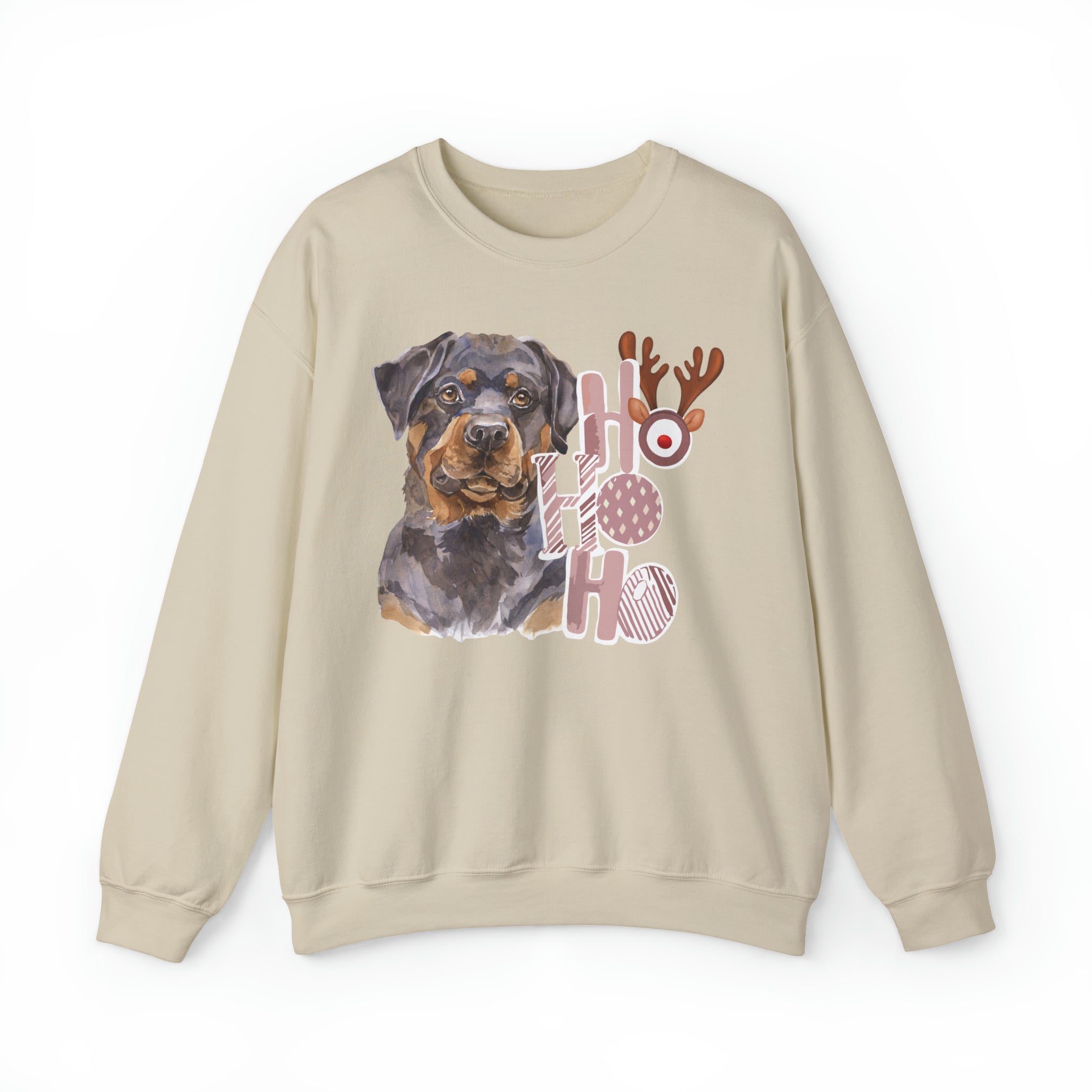 Rottweiler Christmas Vibes Crewneck Sweatshirt
