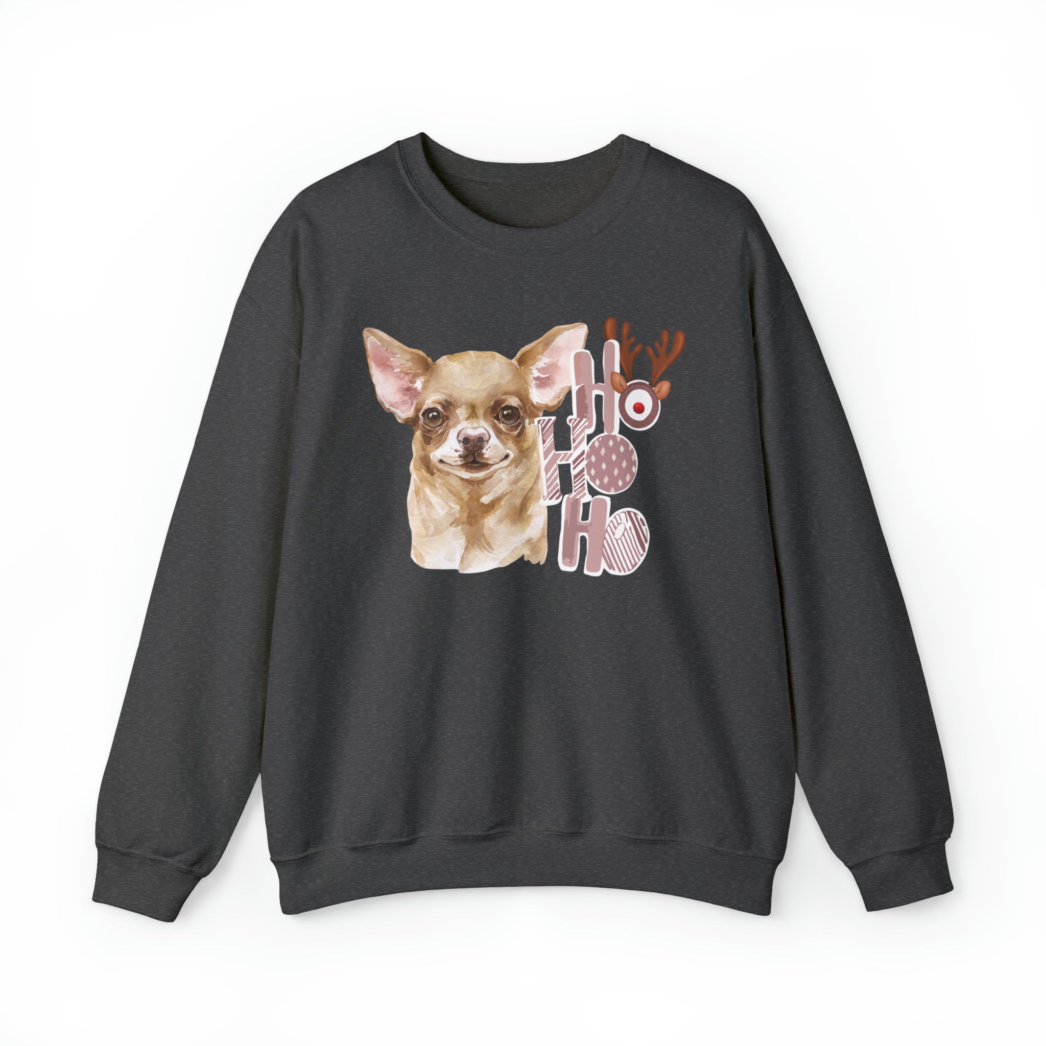 Chihuahua Christmas Vibes Crewneck Sweatshirt