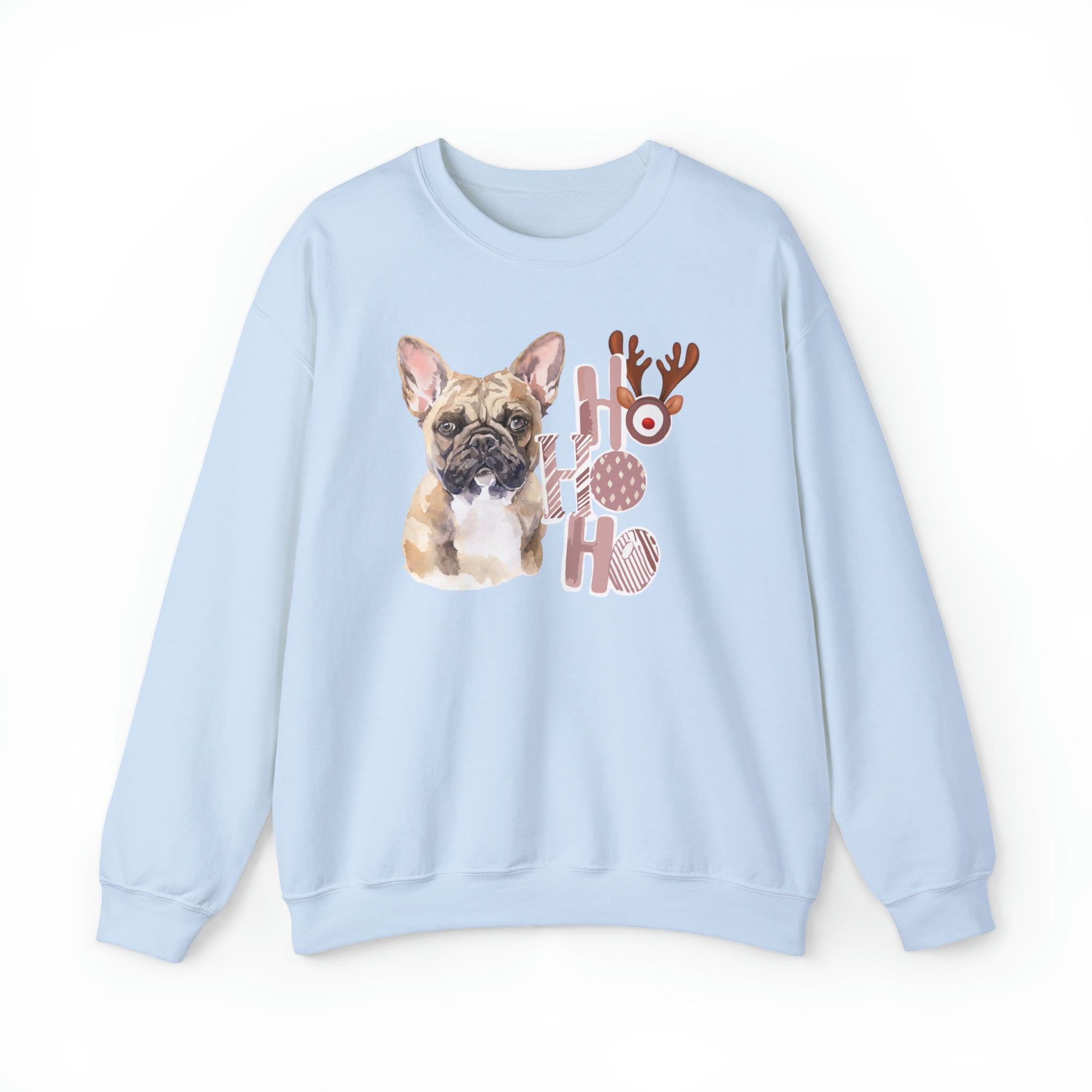 French Bulldog Fawn Christmas Vibes Crewneck Sweatshirt