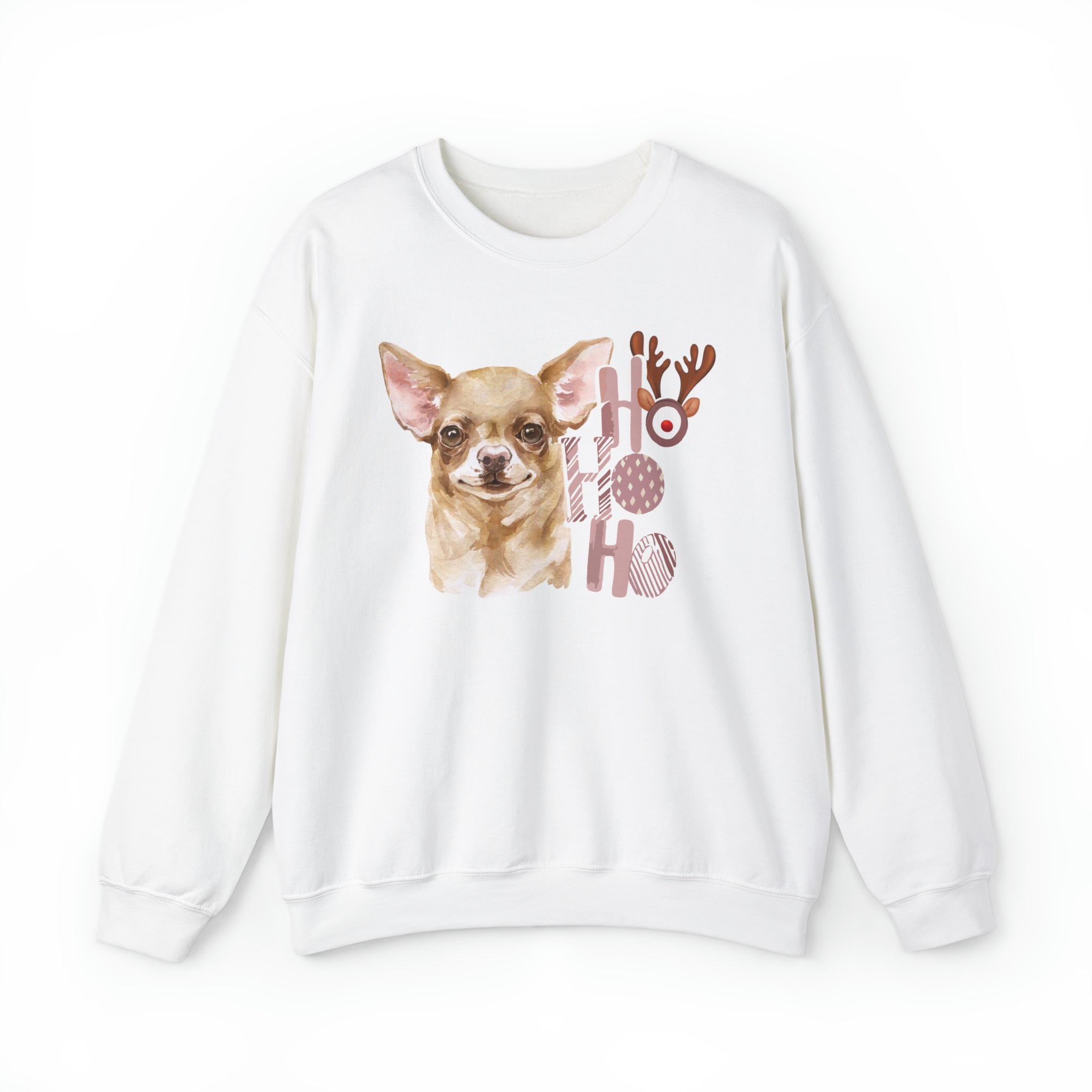 Chihuahua Christmas Vibes Crewneck Sweatshirt
