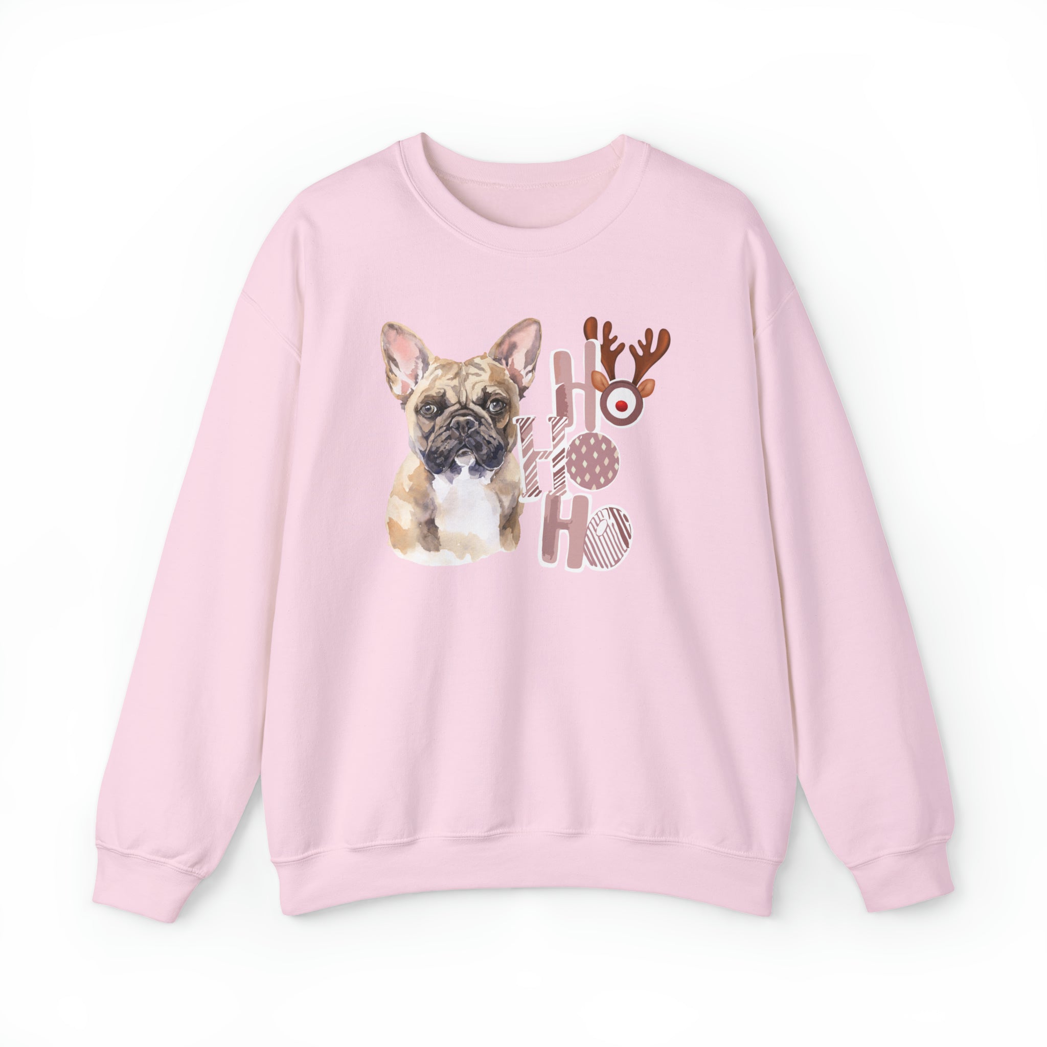French Bulldog Fawn Christmas Vibes Crewneck Sweatshirt