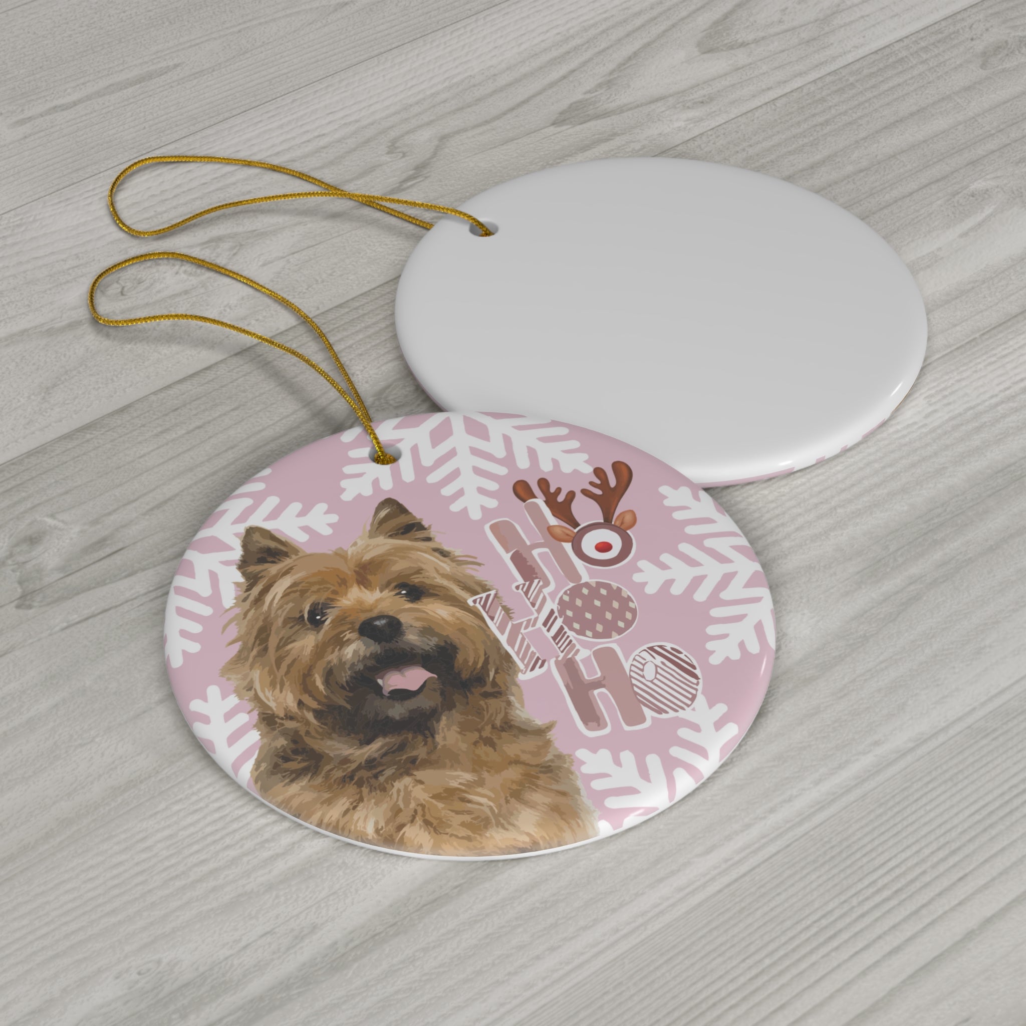 Cairn Terrier Bleim Ceramic Ornament