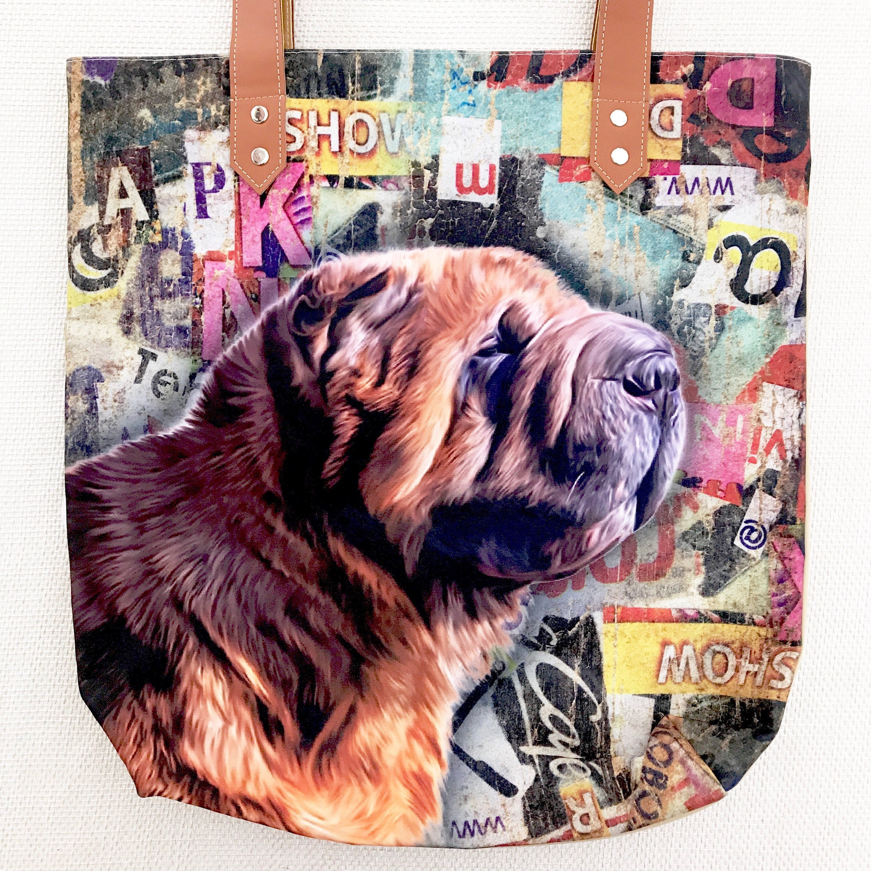 Shar pie Tote bag,  tote bag, animal lovers, dog lovers, dog lover, pawies, sharpie dog