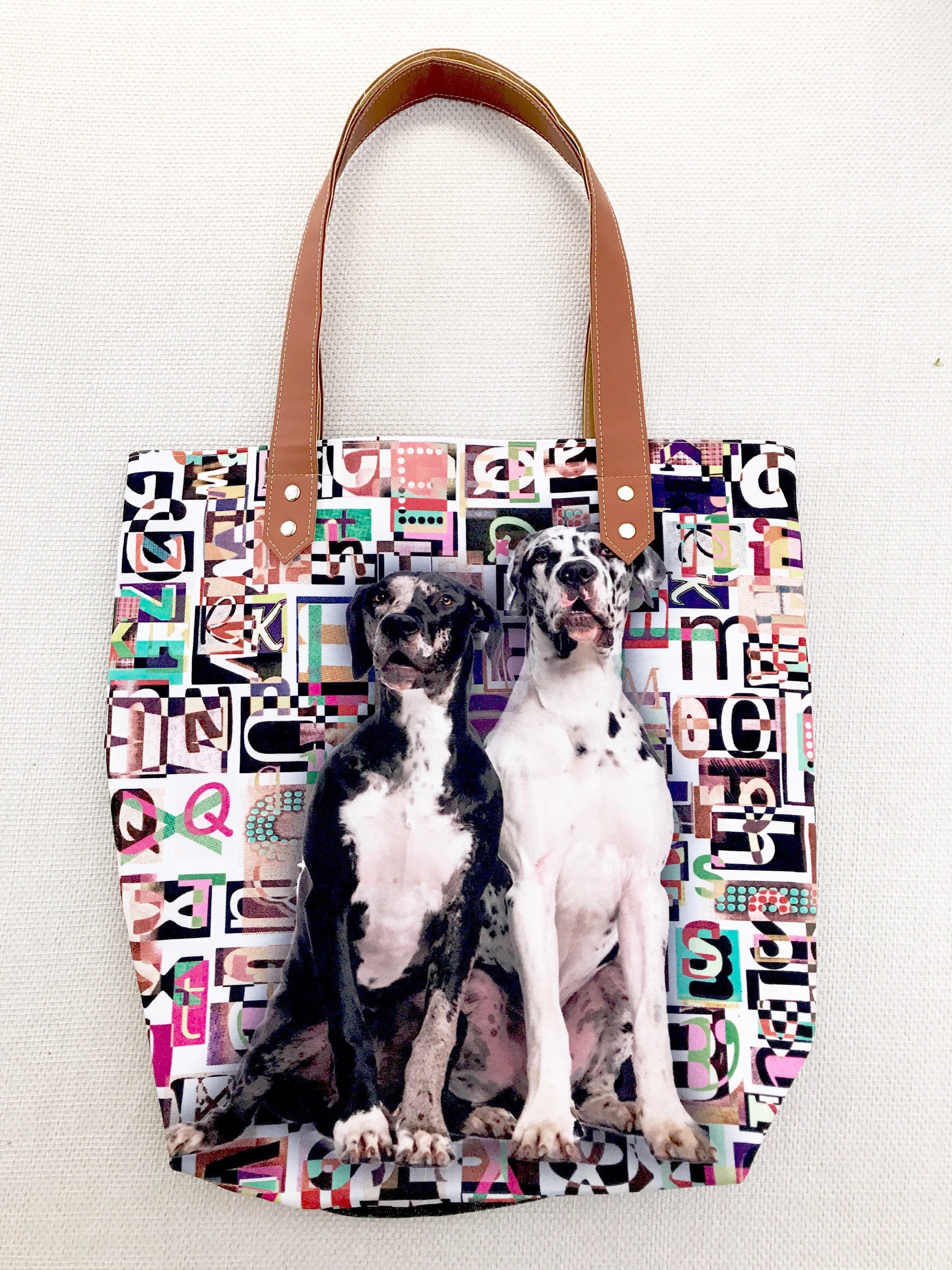 Great Dane Tote bag,  tote bag, animal lovers, dog lovers, dog lover, pawies, Great Danes dog