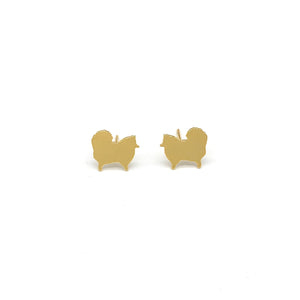 Pomeranian Earrings