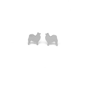 Open image in slideshow, Samoyed Earrings
