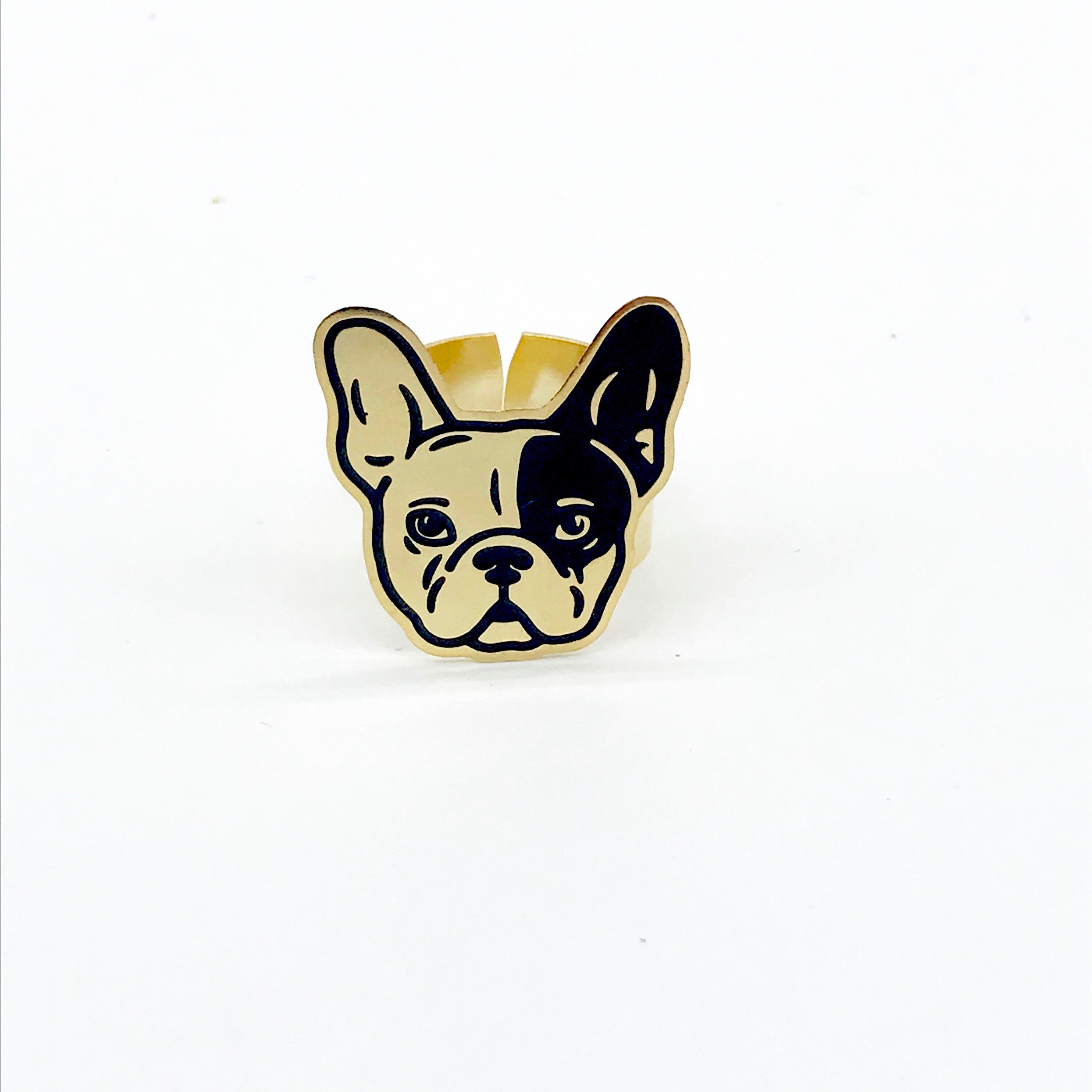 FRENCH BULLDOG RING, dog breeds, pet lovers, ring  women, unique jewelry, ring, dog lovers, dog rescue