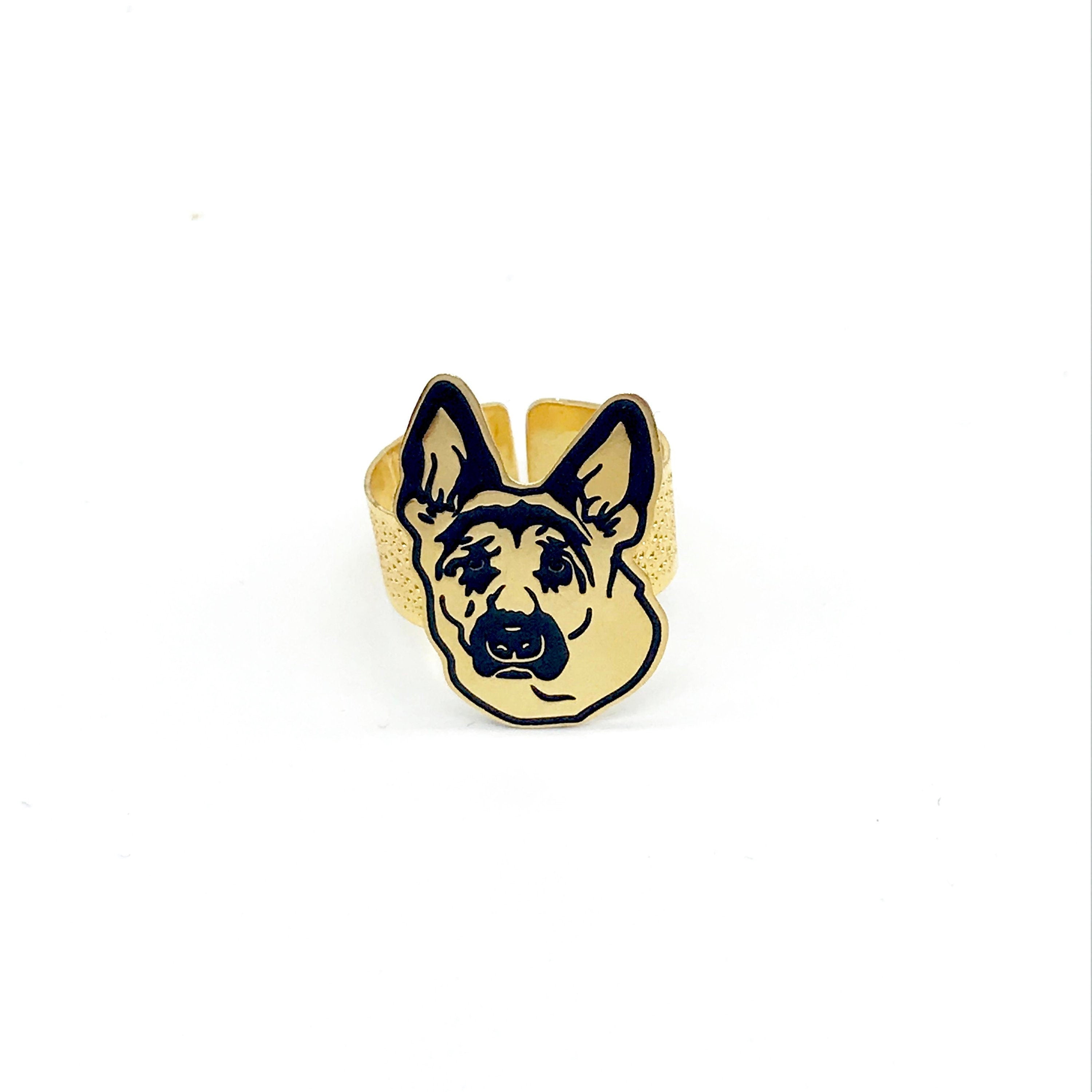 GERMAN SHEPHERD RING, dog breeds, pet lovers, ring  women, unique jewelry, ring, dog lovers, dog rescue, fashion jewelry