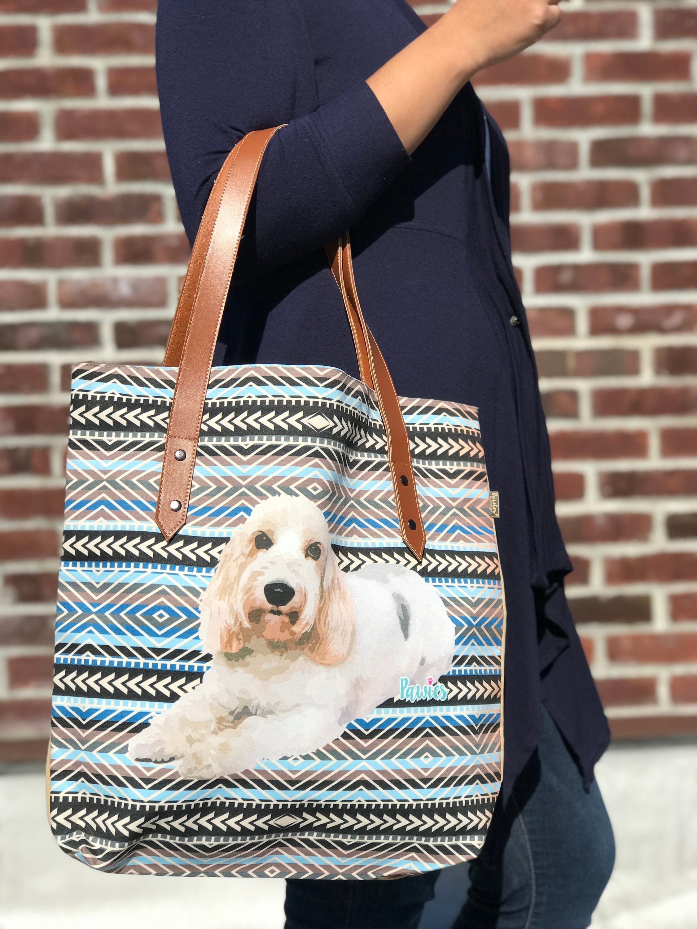 Petit Basset Griffon Vendéen Dog  tote bag, animal lovers, dog lovers, dog lover, pawies, gift, pitbull