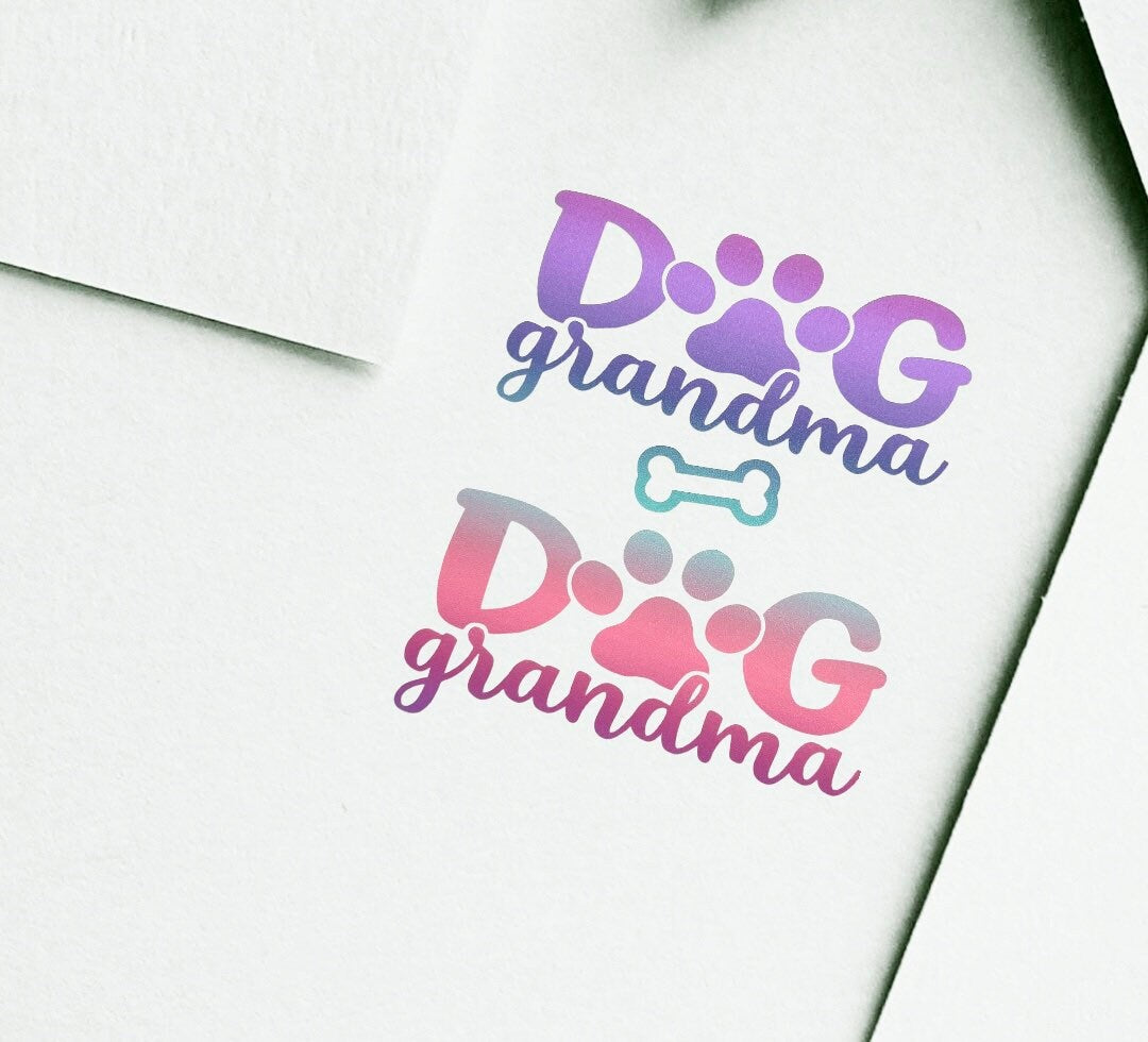 Dog Grandma Sticker Decal